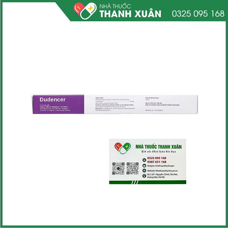 Dudencer thuốc giảm tiết acid dạ dày
